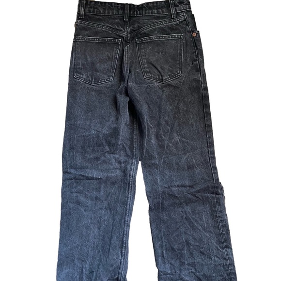 Zara distressed black jeans, size 2 - Picture 3 of 3